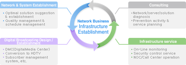 Network Business Infrastructure Establishment