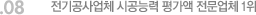 08. 전기공사업체 시공능력 평가액 전문업체 1위